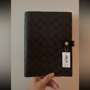 COACH~Notebook in Signature Canvas